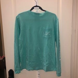 Sea foam green Vineyard Vines Long Sleeve Tee XS